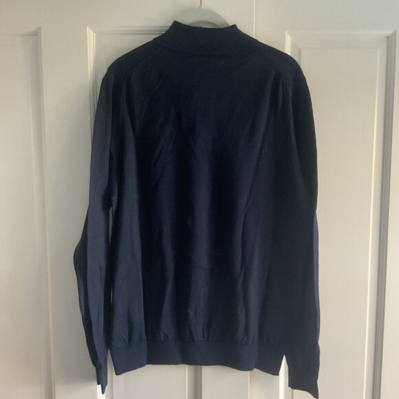 NWT Brooks Brothers Mercerized Cotton Polo Sweater - Picture 3 of 5